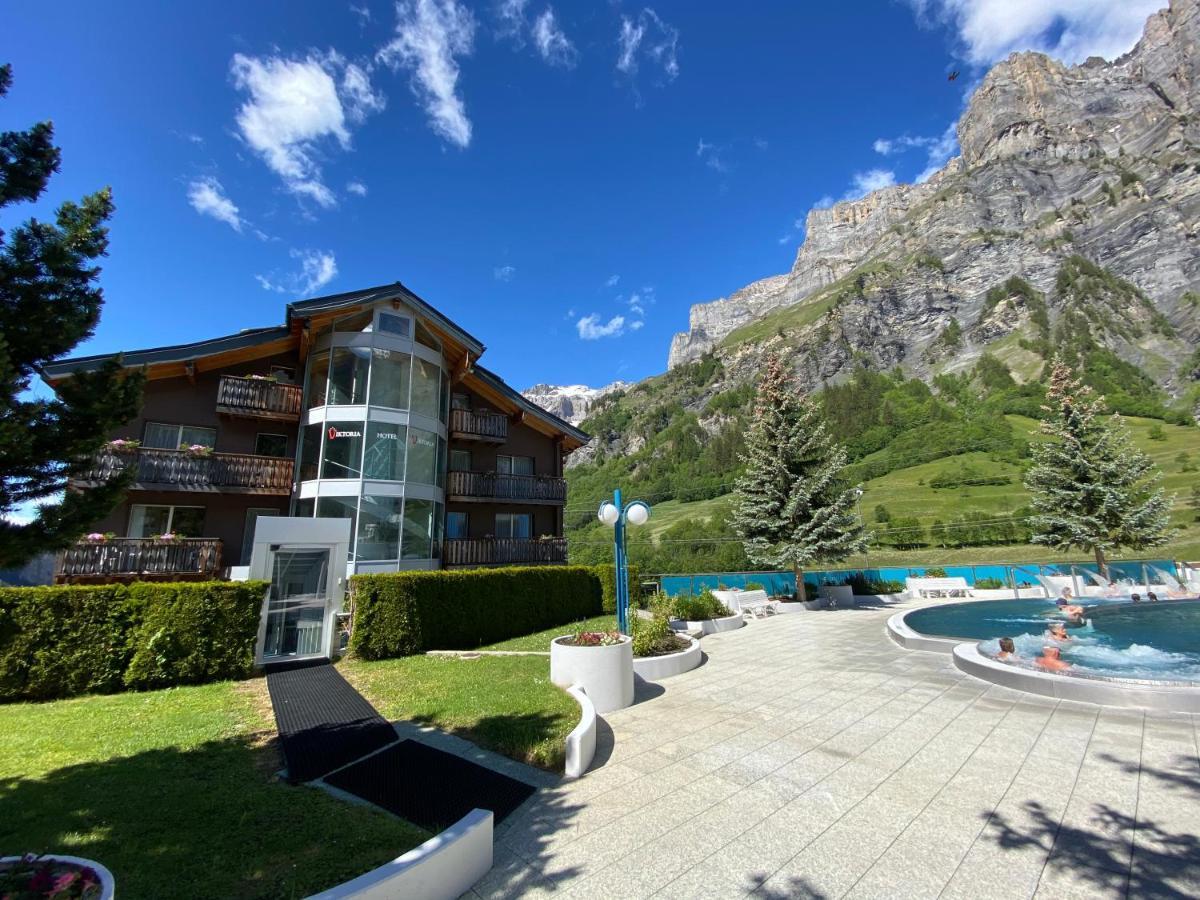 Hotel Viktoria-Leukerbad-Therme Exteriör bild