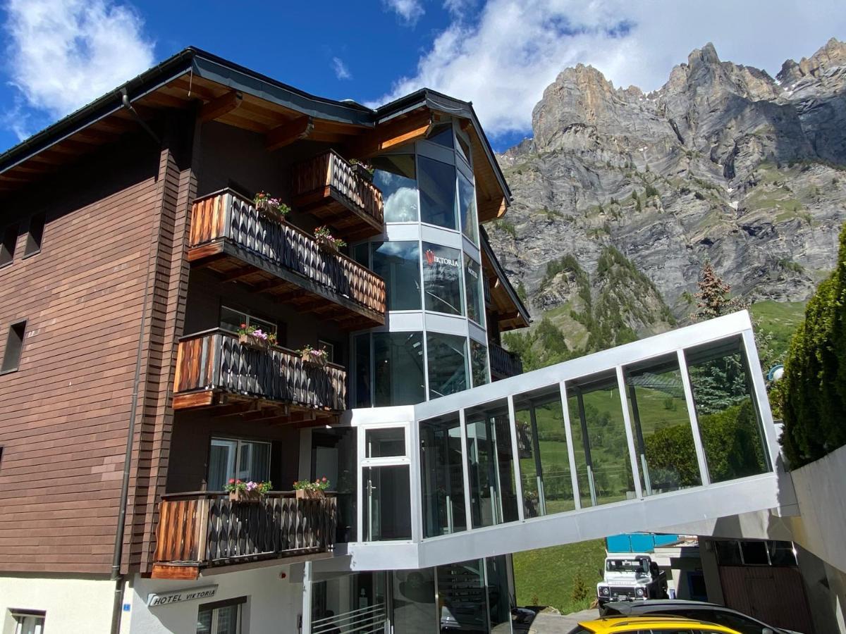 Hotel Viktoria-Leukerbad-Therme Exteriör bild