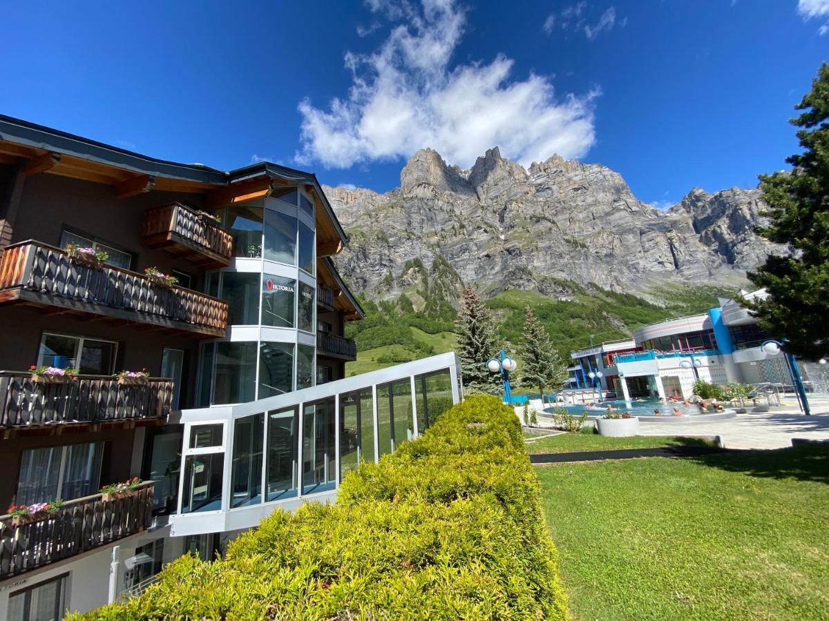 Hotel Viktoria-Leukerbad-Therme Exteriör bild