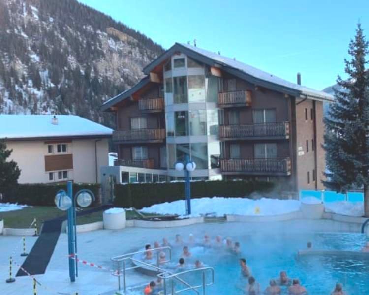 Hotel Viktoria-Leukerbad-Therme Exteriör bild
