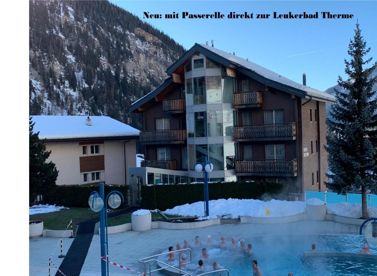 Hotel Viktoria-Leukerbad-Therme Exteriör bild